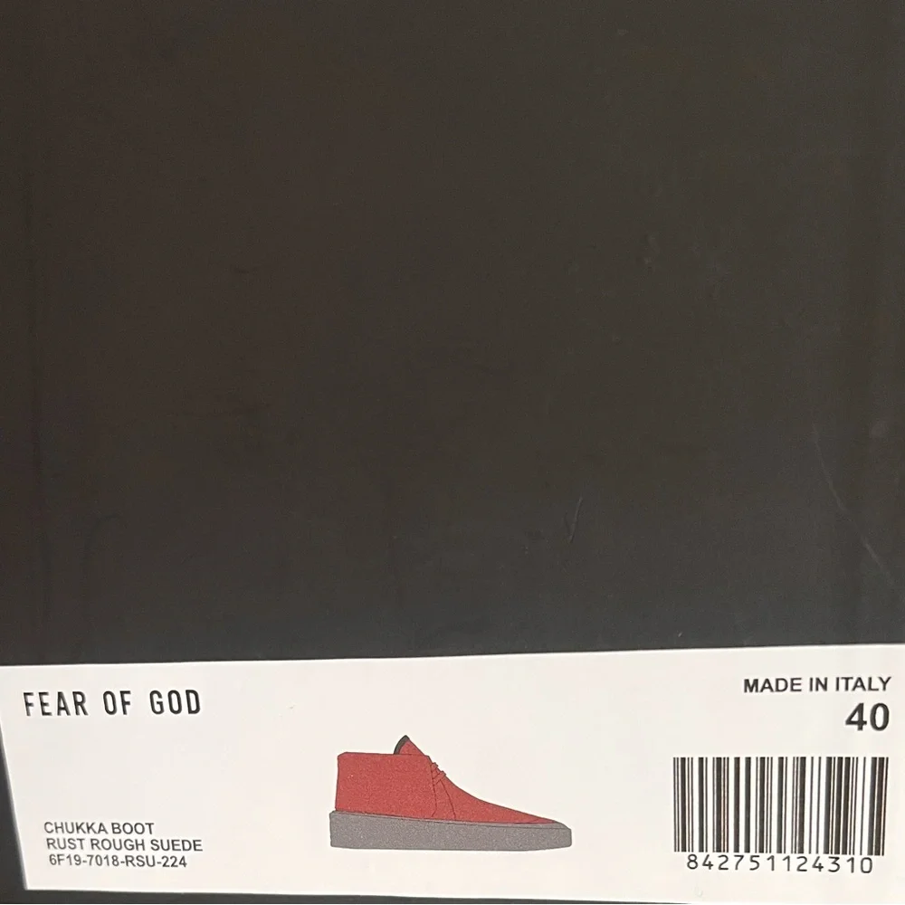 Fear Of God Suede Chukka Boots 6F19-7018